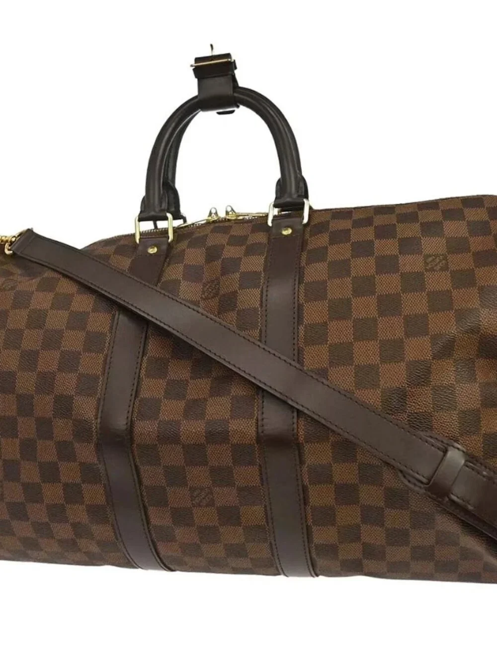 Louis Vuitton Damier Keepall Bandouliere 45 Duffle Bag N41428 MB5104 168463